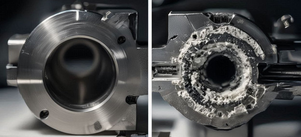 Injection Molding hard water mineral scale energy efficiency