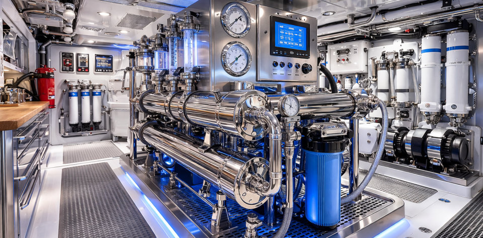 RO Membrane Maintenance at Sea