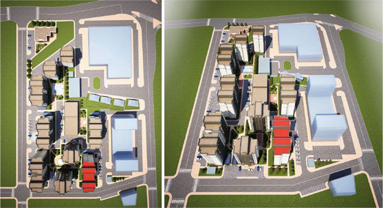 buildings of Darkhan Urguu Residence water softener