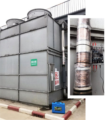 Jiangsu cooling tower condenser descale minerals installed