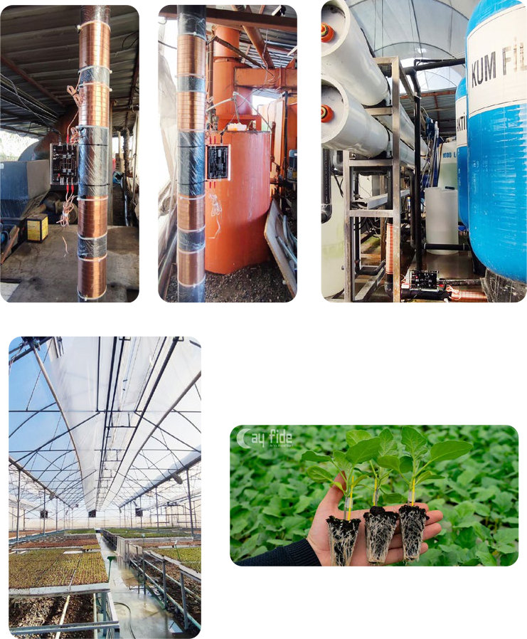 ayfide remove mineral scale RO boiler installed