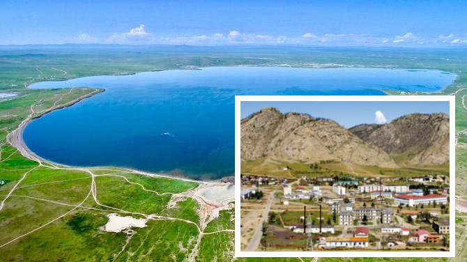 Ugii Nuur sum hot string