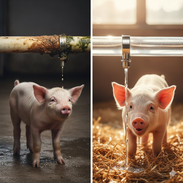 livestock watering nipple drinkers water lines softener