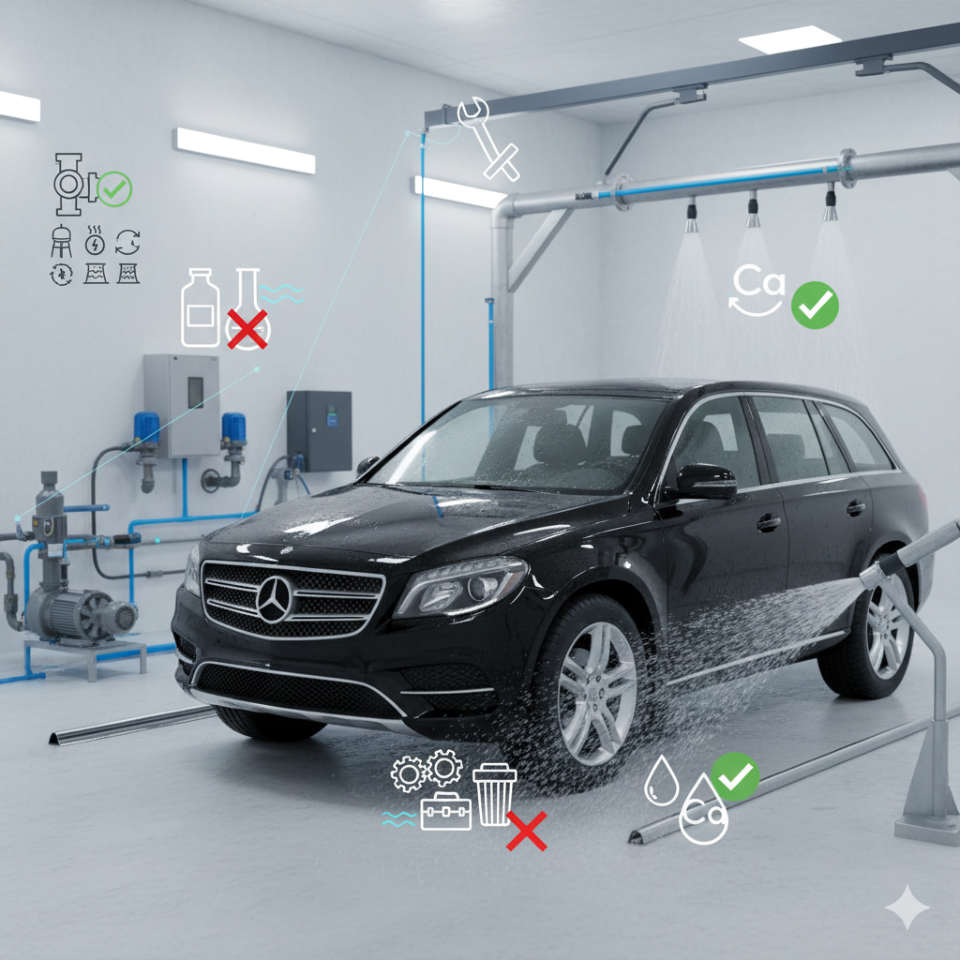 Vulcan chemical-free scale prevention for car washes