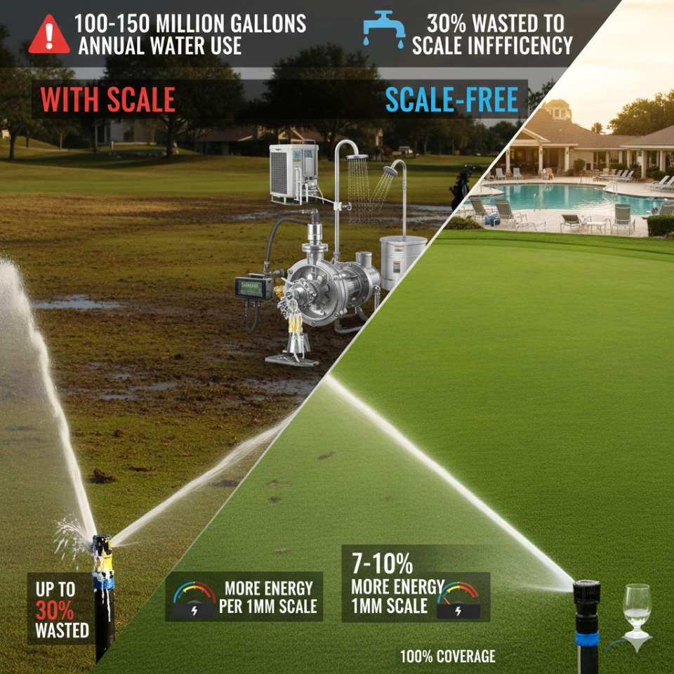 hard water softener Golf Course irrigation