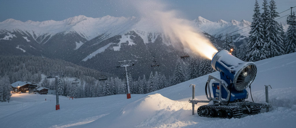 Snow production quality improvement with Vulcan